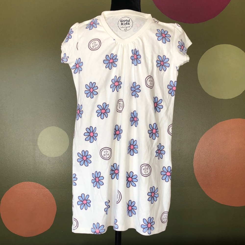 Good Kids by Life is Good, Girl Dress, XL (12-14) + FREE Girl Shirt
